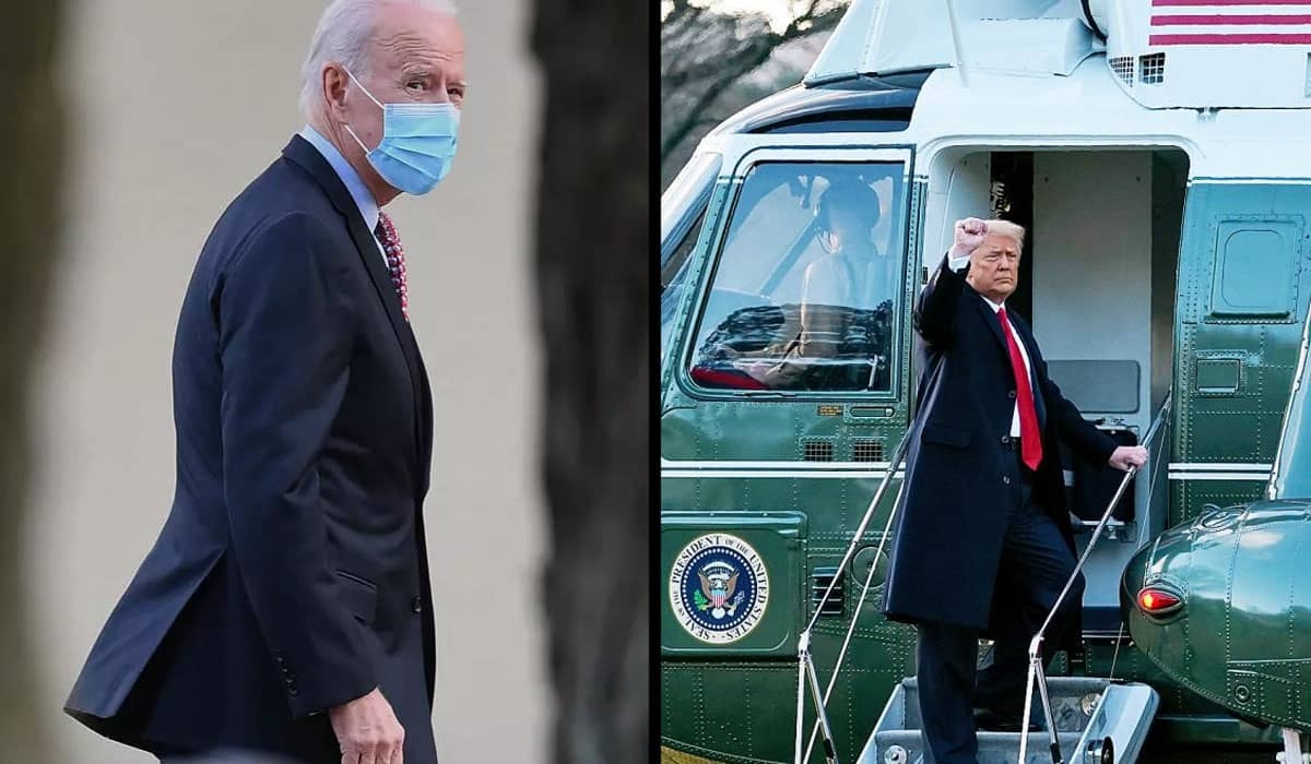 Trump deixa a Casa Branca pela última vez antes da posse de Biden