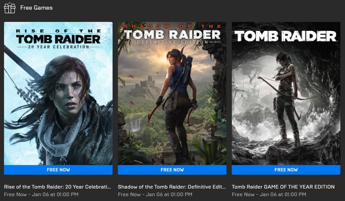 Saiba como baixar os jogos Tomb Raider de graça na Epic Games Store