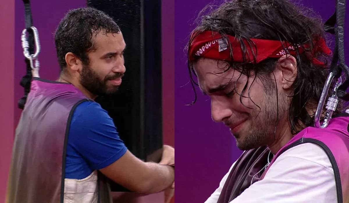 Gilberto desiste da prova de resistência e Fiuk está na final do BBB 21