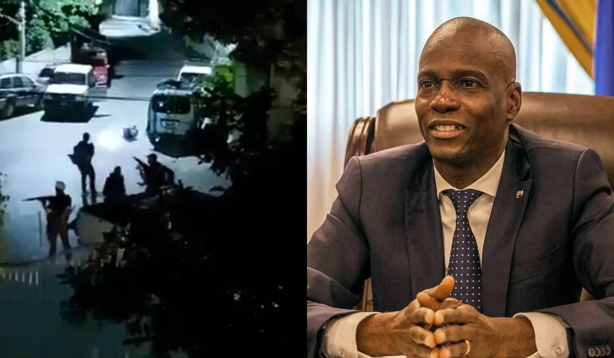 Vídeo mostra momento em que o presidente do Haiti é assassinado a tiros em casa
