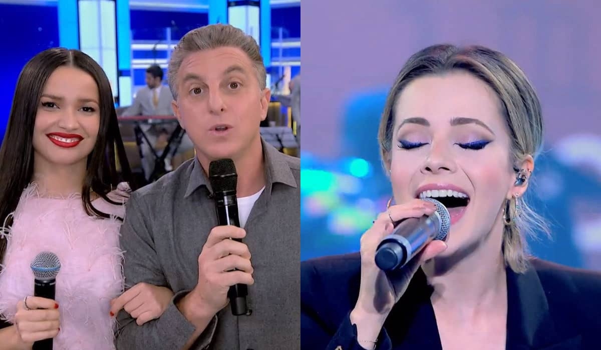 Juliette e Sandy cantam juntas no 'Domingão com Huck'