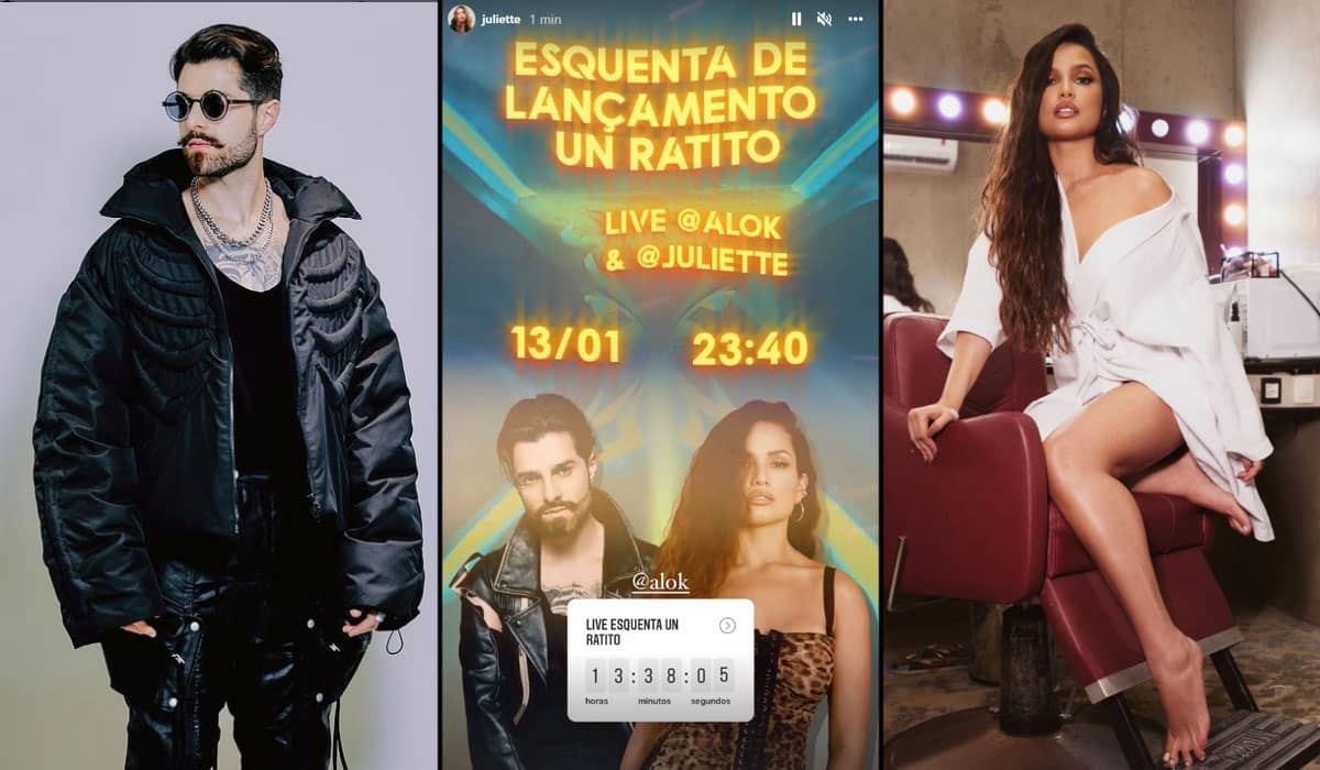Alok e Juliette fazem live 'esquenta' de 'Un Ratito' hoje (13)