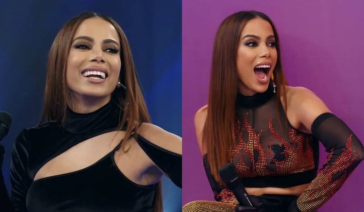 Com beijo, dança e medley de hits, Anitta salva o Domingão