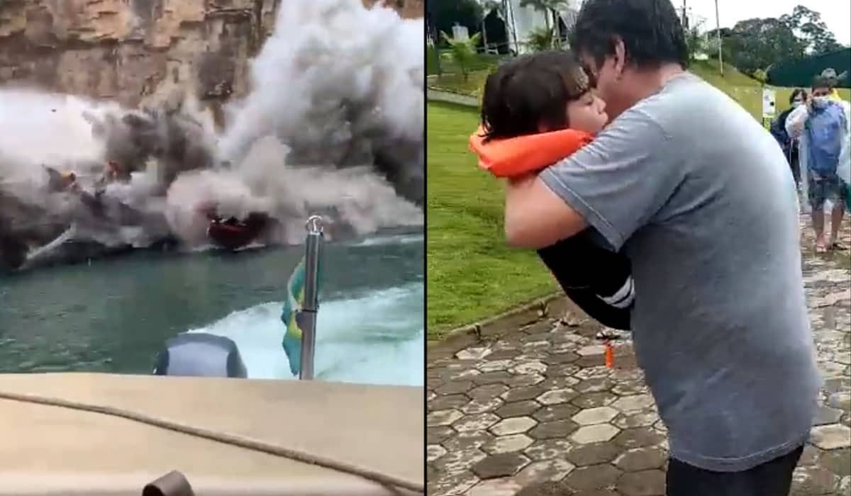 Fotos e vídeos mostram tragédia com morte na cidade de Capitólio, MG