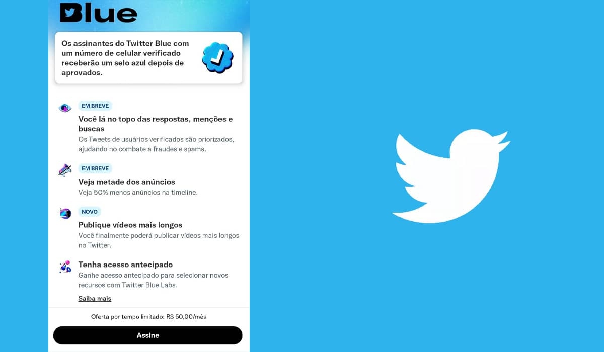 Twitter Blue chega ao Brasil sob protestos de internautas
