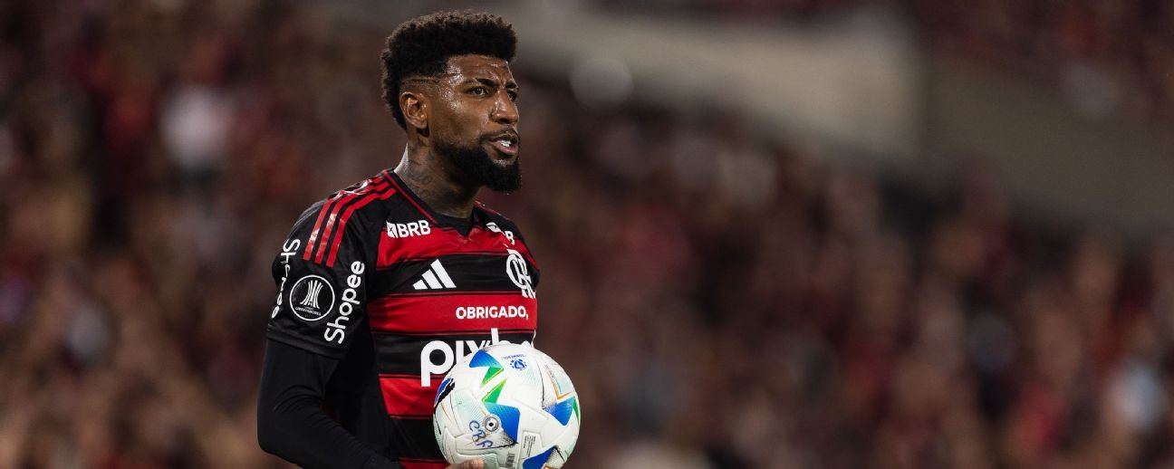 Emerson Royal vira alvo da torcida e para nos Trending Topics após atuação em Flamengo x Internacional