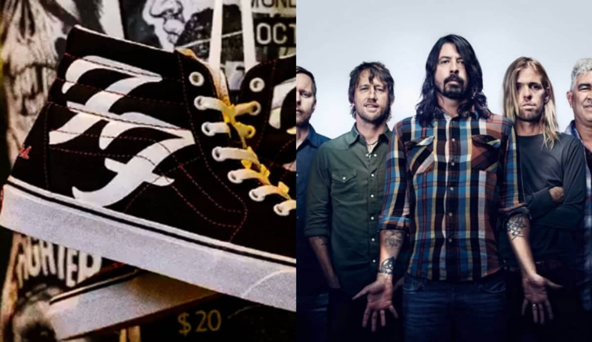 Para celebrar os 25 anos da banda, Foo Fighters lança seu próprio tênis Vans 