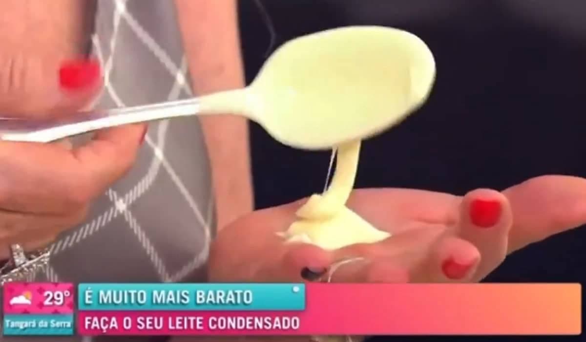 Ana Maria Braga alfineta Bolsonaro e ensina a fazer leite condensado no Mais Você