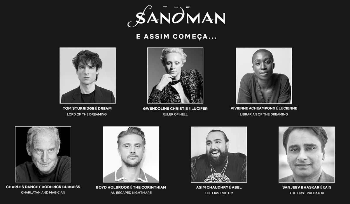 Conheça o elenco de Sandman, nova adaptação da Netflix