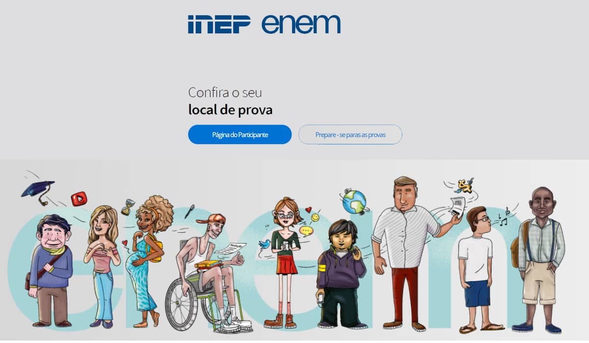 Local de Prova do Enem 2020: Estudantes relatam problemas na Página do Participante