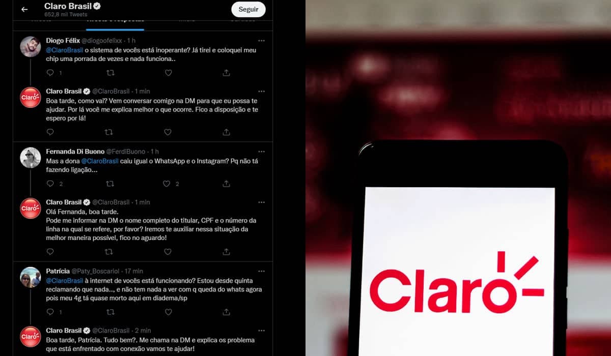 Usuários da Claro relatam problemas com a internet hoje; Saiba o que houve