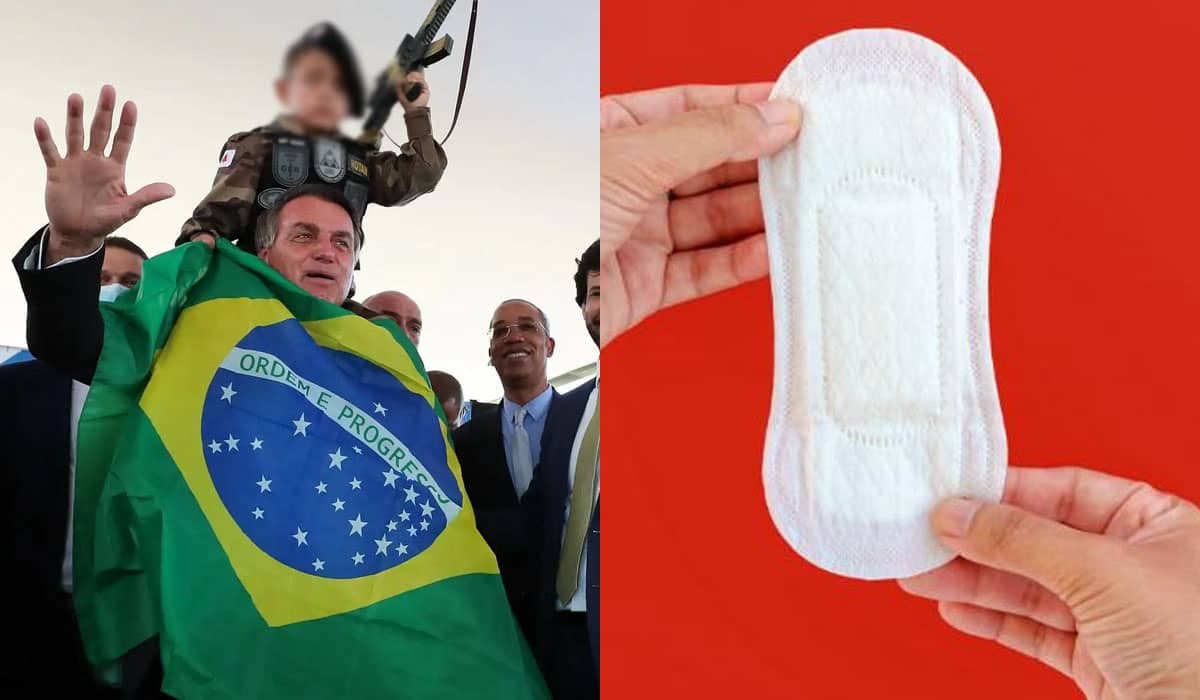 Bolsonaro veta distribuição gratuita de absorvente feminino a mulheres de baixa renda