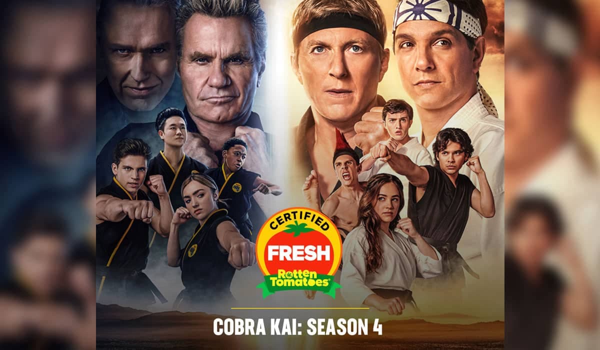 4ª temporada de Cobra Kai estreia com 100% de aprovação no Rotten Tomatoes