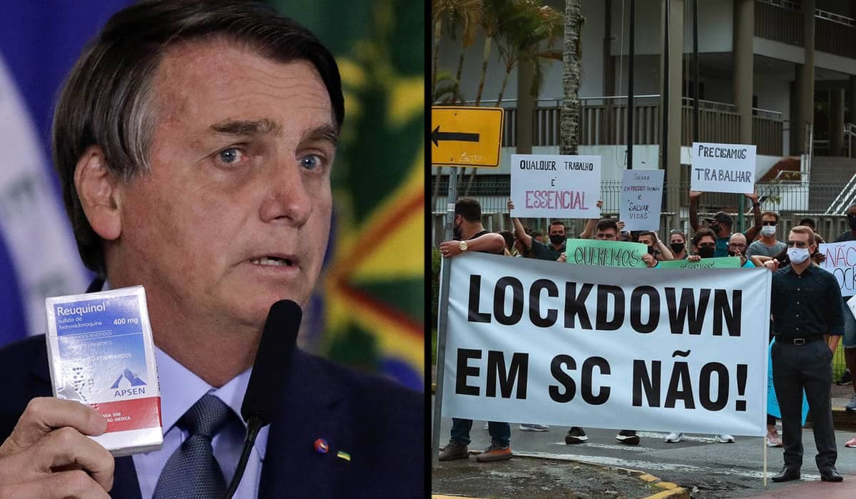 Covid-19: Bolsonaristas tentam impedir novo lockdown no Brasil