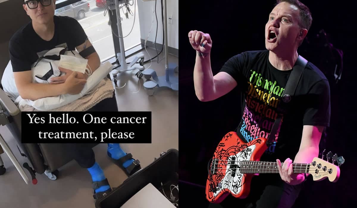 Mark Hoppus, baixista do Blink-182, revela que está com câncer