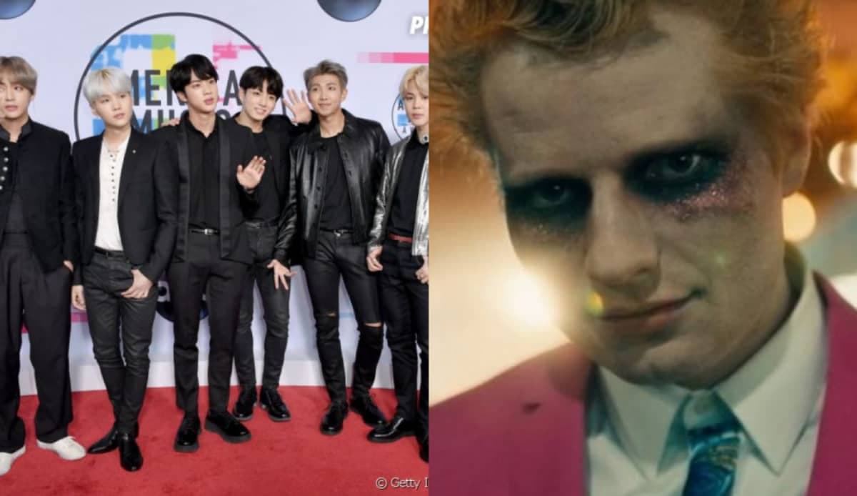  Ed Sheeran confirma que escreveu uma nova música com BTS