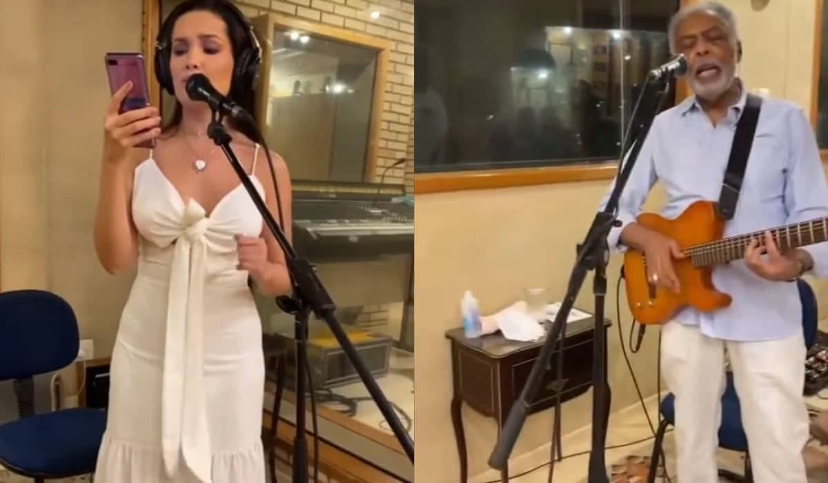 Juliette e Gilberto Gil farão live juntos; Confira o trecho do ensaio