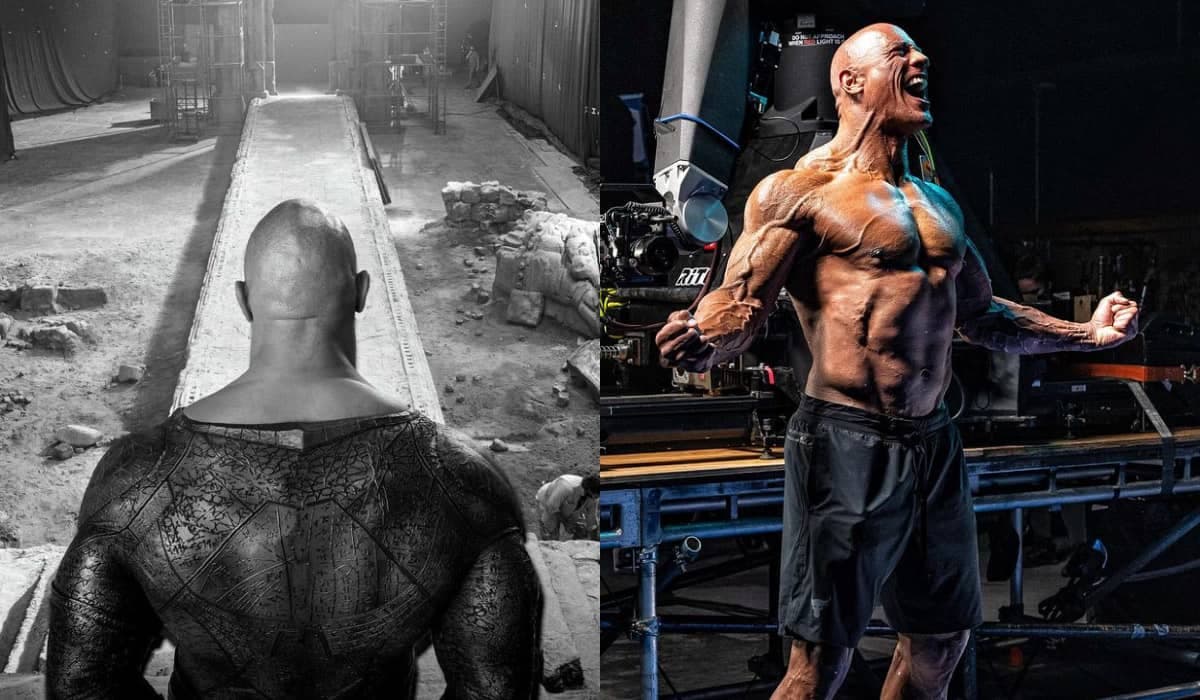 Dwayne Johnson mostra traje de Adão Negro em foto empolgante do filme