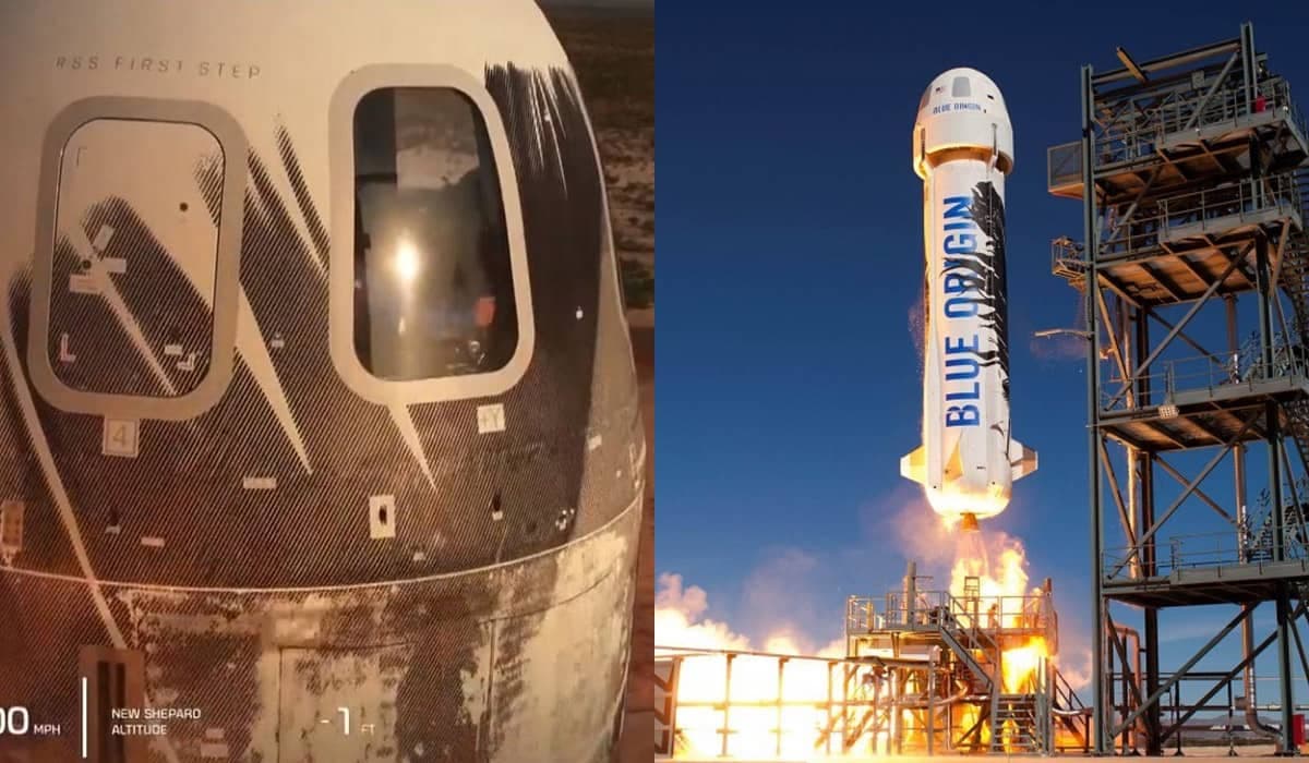 Vídeos mostram decolagem e pouso da viagem de Jeff Bezos ao espaço