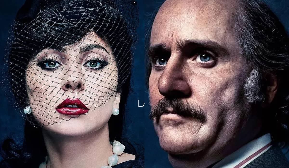 Jared Leto surge irreconhecível em cartaz de 'House of Gucci', com Lady Gaga