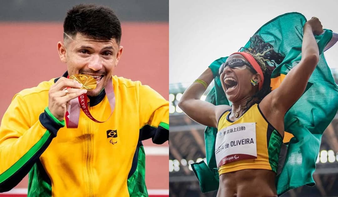 Com seis ouros, Brasil está em 6º lugar no quadro de medalhas das Paralimpíadas