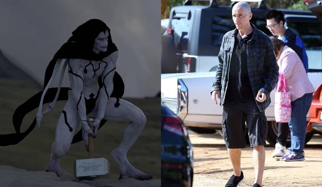 Thor 4: Fotos do set mostram Christian Bale como o vilão Gorr