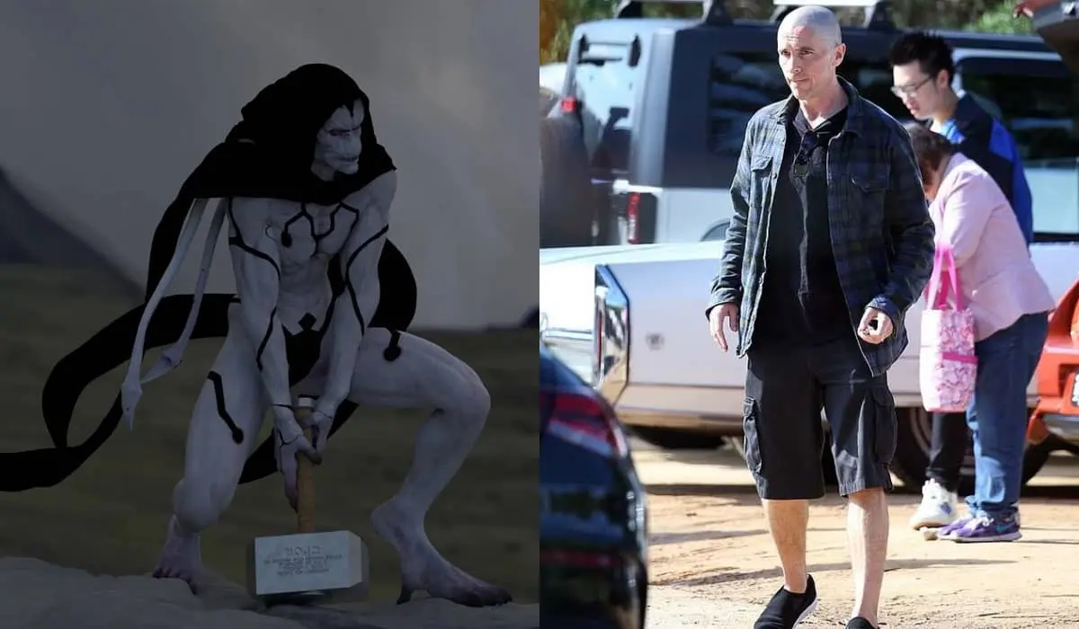 Thor 4: Fotos do set mostram Christian Bale como o vilão Gorr