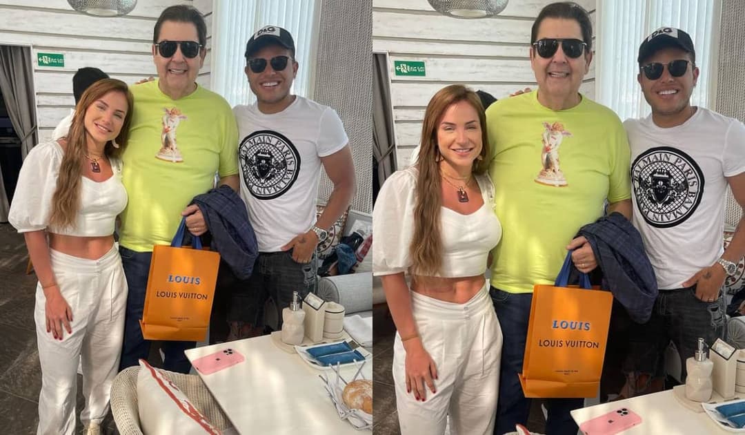 Após sair da Globo, Faustão é encontrado em Dubai por Gabi Martins e Tierry