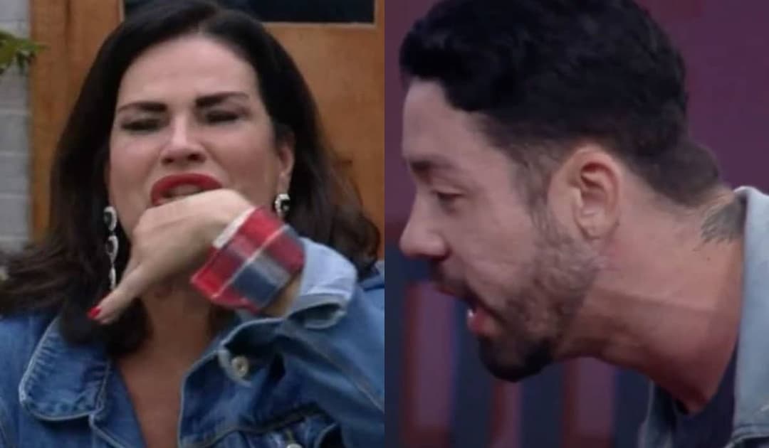 Solange Gomes e Rico Melquiades protagonizam barraco em A Fazenda 13
