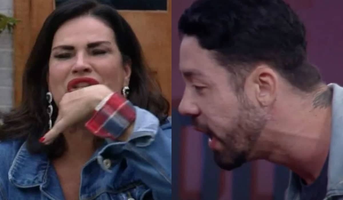 Solange Gomes e Rico Melquiades protagonizam barraco em A Fazenda 13