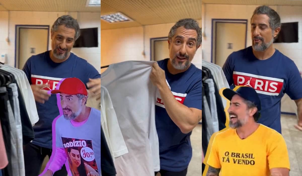 Caldeirão: Marcos Mion cria bolão sobre camiseta do BBB 22