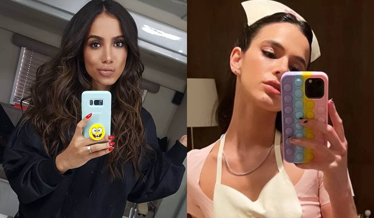 Anitta e Bruna Marquezine se encontram em Paris