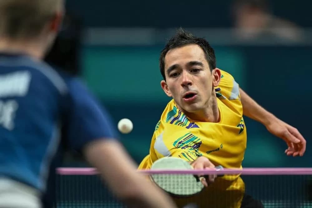 Hugo Calderano conquista título inédito na Copa do Mundo de Tênis de Mesa