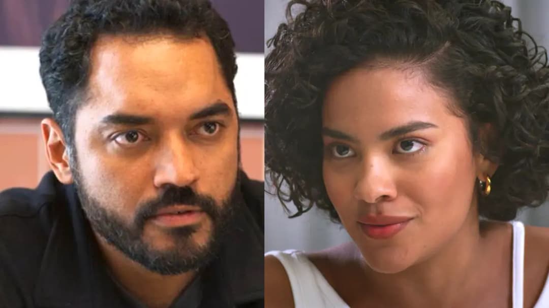 Mário Sérgio pressiona Fátima e clima esquenta em 'Vale Tudo'