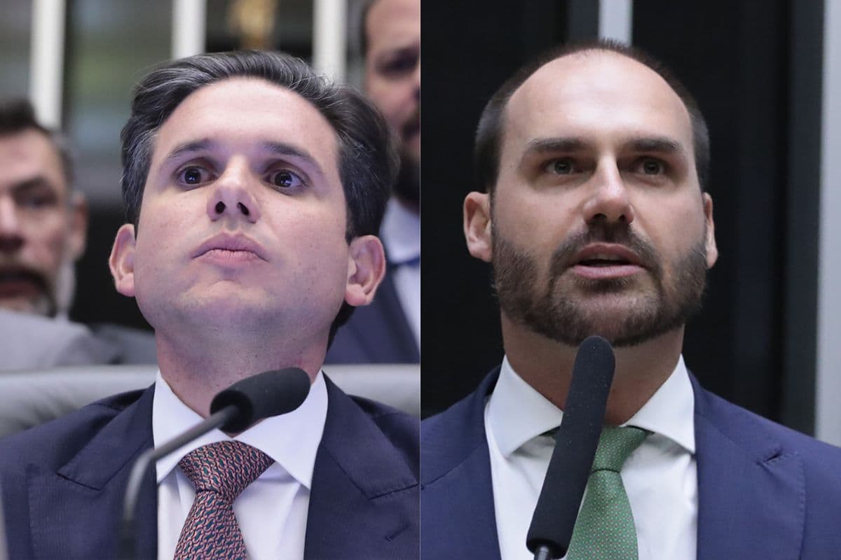 Motta impede Eduardo Bolsonaro de assumir liderança da minoria na Câmara