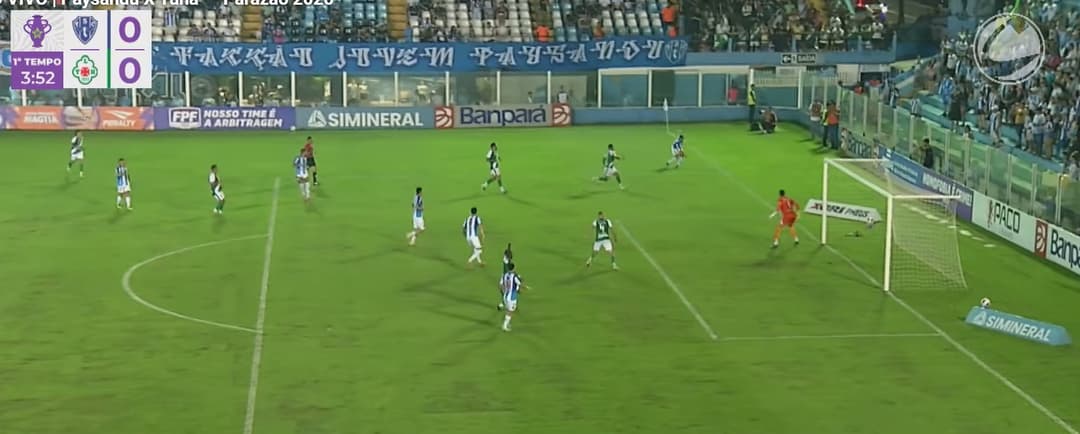 Paysandu goleia Tuna Luso por 5 a 1 e garante vaga na semifinal do Parazão 2026