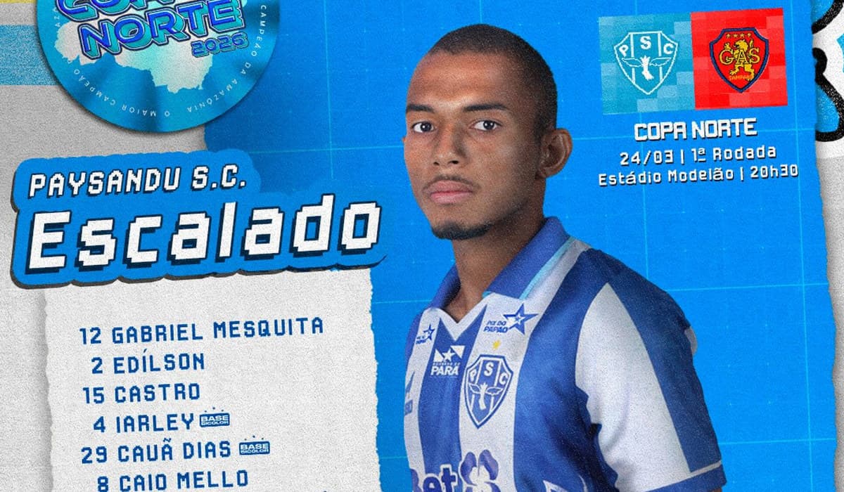 Paysandu x GAS ao vivo pela Copa Verde 2026: Gols, lances e mais