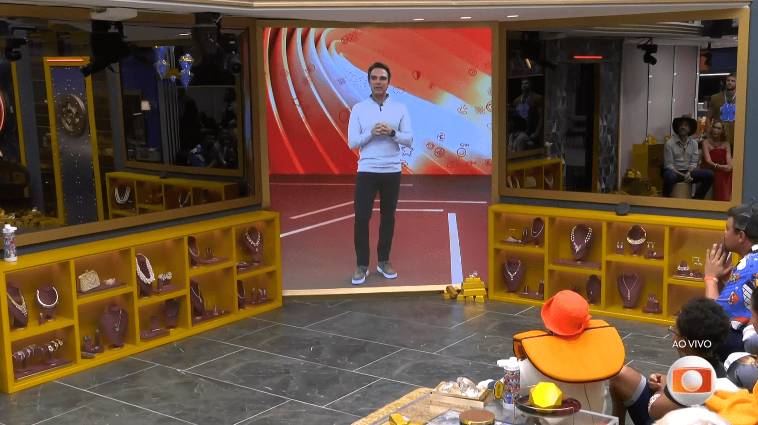 BBB ao vivo! Clima de tensão no BBB!! Acompanhe a reação dos brothers após a formação do Paredão