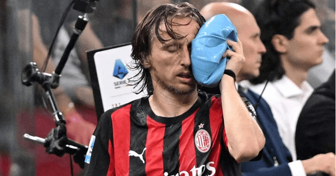 Luka Modric sofre fratura no rosto em clássico italiano e vira dúvida para a Copa do Mundo
