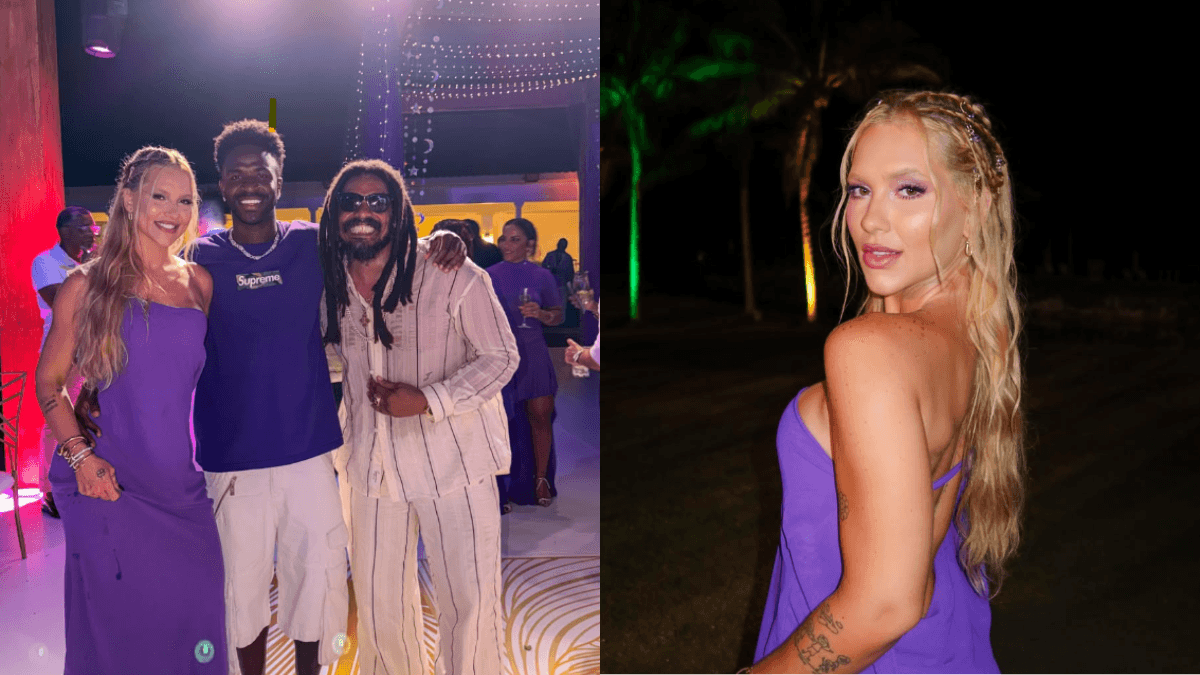 Vini Jr. e Virgínia Fonseca curtem férias na Jamaica e se encontram com a família de Bob Marley