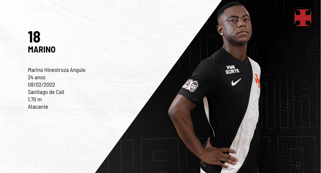 Deportivo Cali faz três propostas ao Vasco por Hinestroza, que pode sair nesta janela