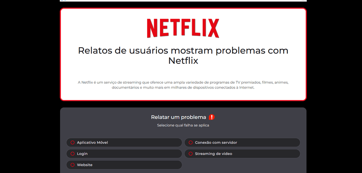 Netflix sofre instabilidade após alta demanda por transmissão de GTA 6
