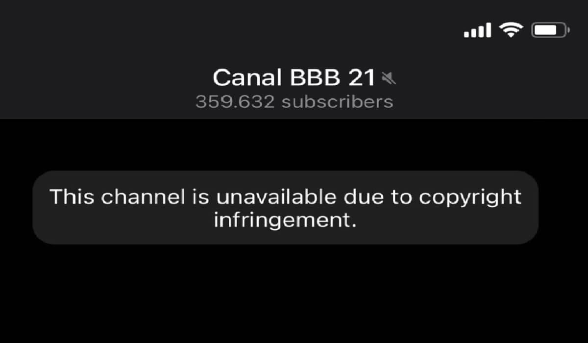 Globo derruba grupo do BBB 21 com 360 mil inscritos no Telegram