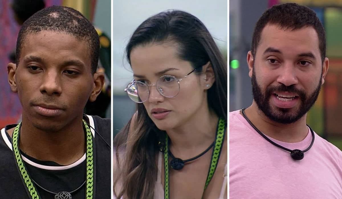 BBB 21: Internautas temem Lucas x Juliette x Gil no Paredão