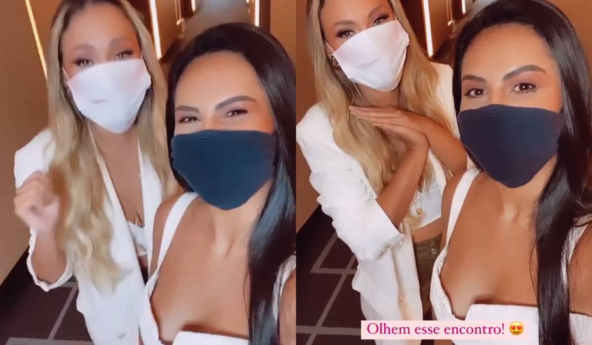 Após sair do BBB 21, Sarah grava vídeo com irmã de Rodolffo em hotel