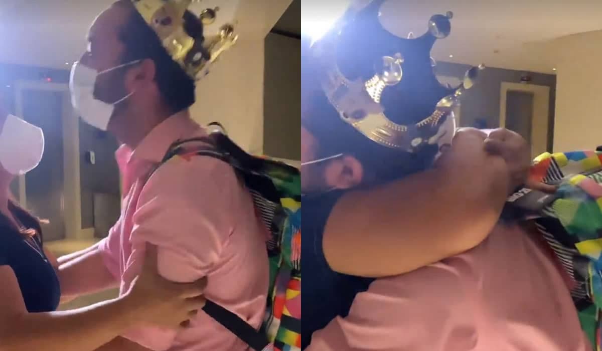BBB 21: Mãe do Gil viaja às pressas e reencontra o filho após eliminação