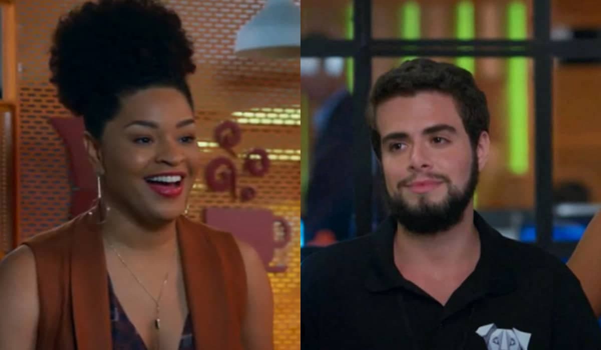 Renatinha e Catatau protagonizam beijo histórico em 'Salve-se Quem Puder'