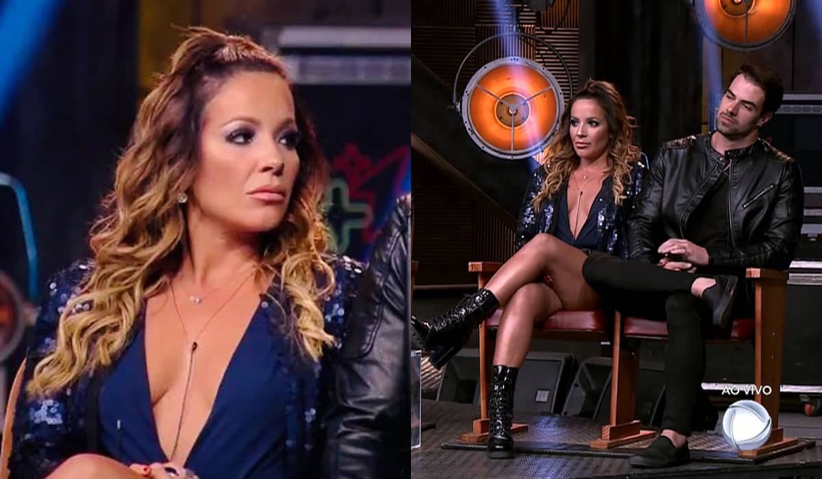 Renata Domínguez rouba a cena com look reluzente na DR do Power Couple