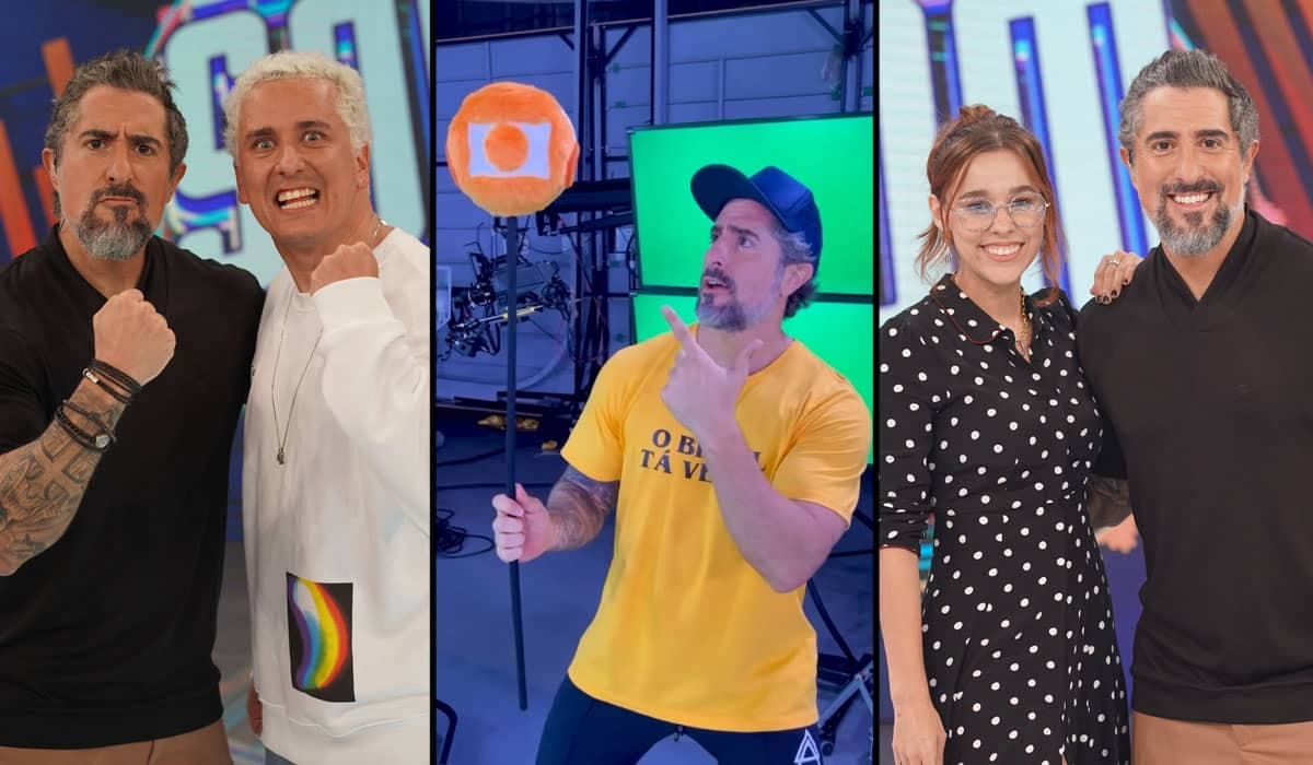 Enérgico e espontâneo, Marcos Mion comenta o BBB 22 no Caldeirão