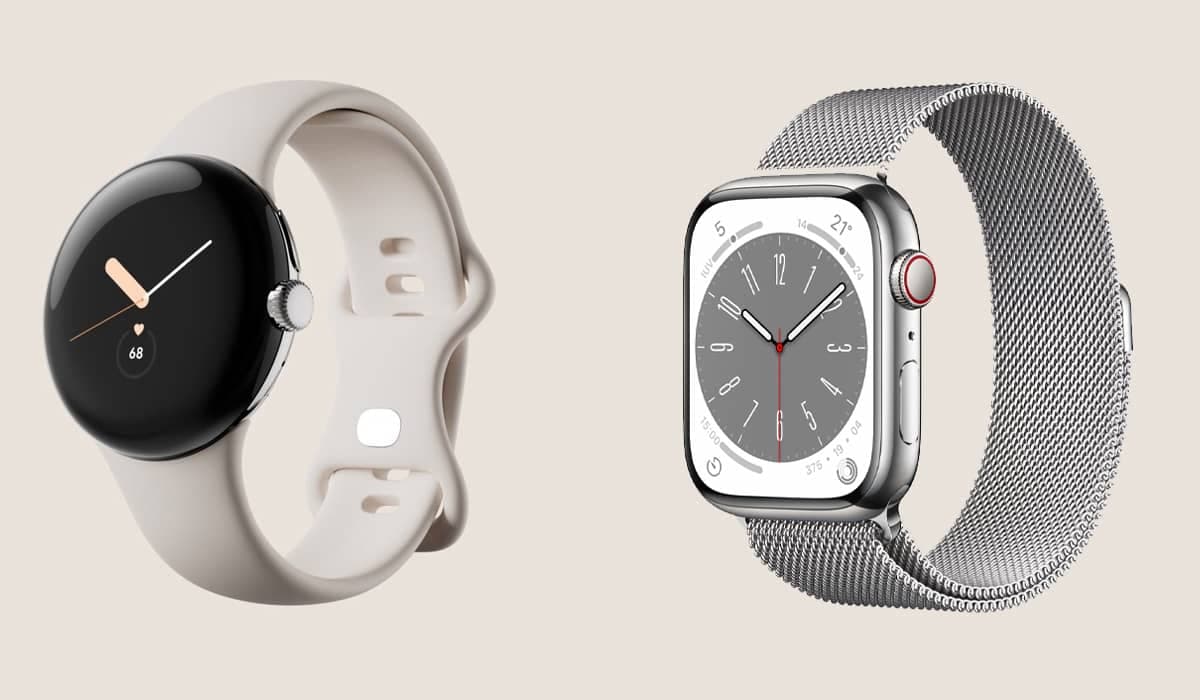 Google Pixel Watch ou Apple Watch Series 8, qual é o melhor lançamento?